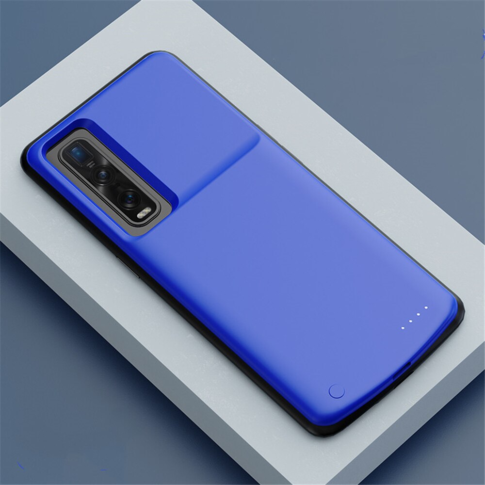 Fundas de cargador de batería para OPPO Find X2 Pro, funda de batería de 6800mAh, funda de Banco de carga de energía para OPPO Find X2, funda de batería