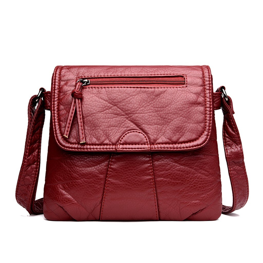 Reistassen Grote Vrouwen Effen Kleur Grote Capaciteit Schoudertas Toevallige Wilde Messenger Bag Crossbody Schoudertas Ремень: Red