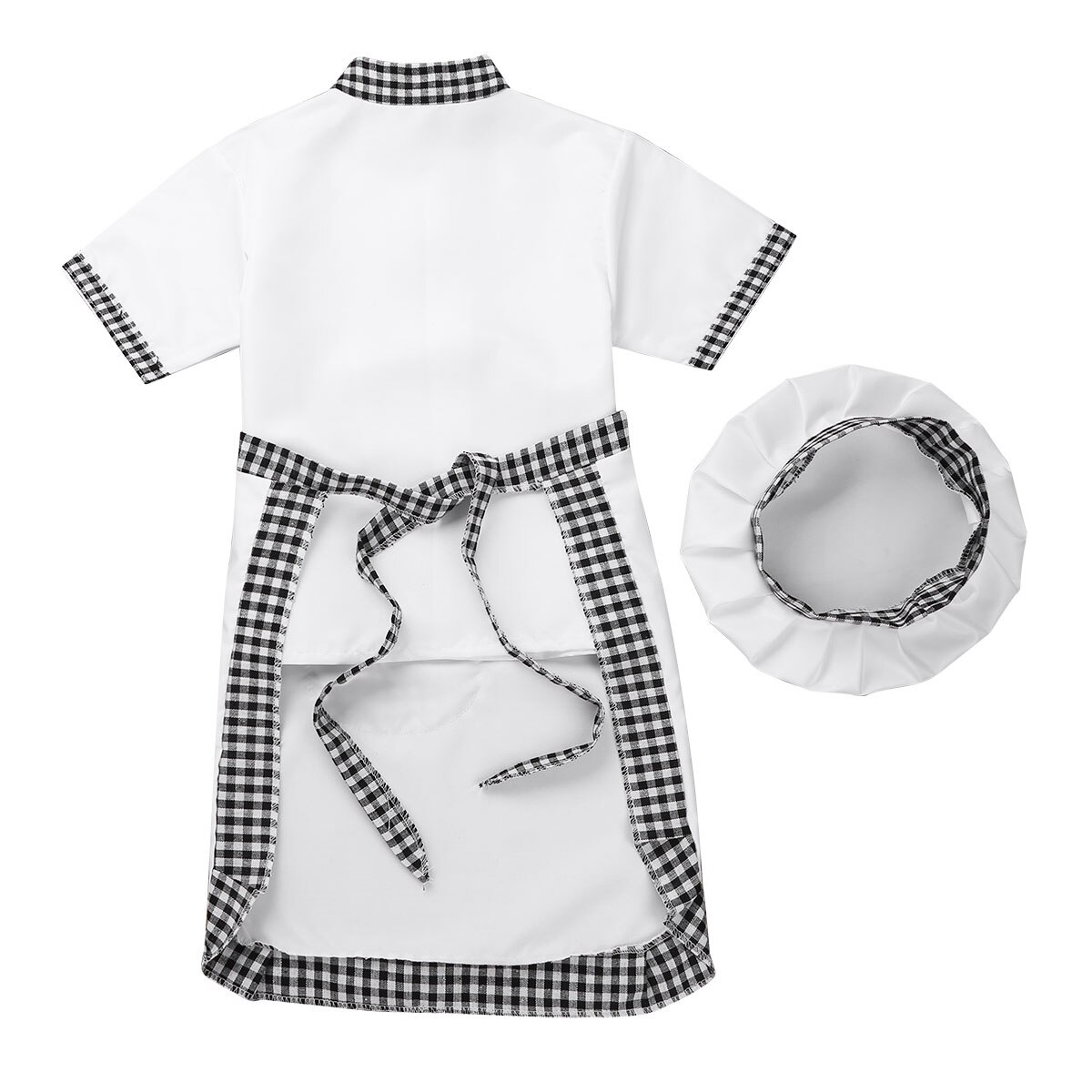Børnekostume til kokken uniform jakke hat kasket børn cosplay køkken restaurant tøj præstation drenge piger kok kostume