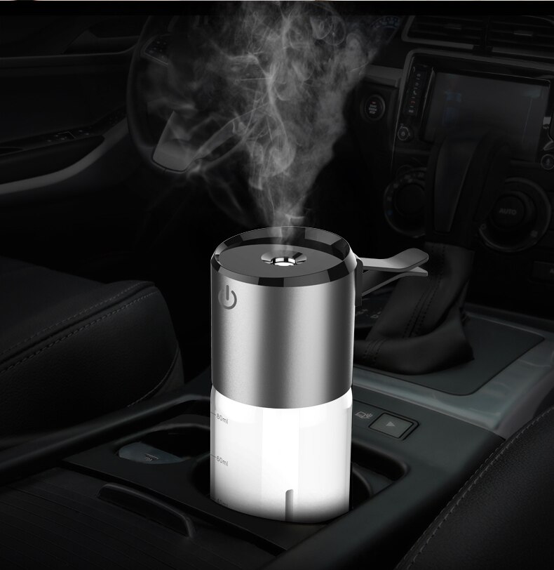 Usb bil luftfugter mini luftrenser aroma diffuser auto luftfrisker aromaterapi tåge maker til bil til kontor