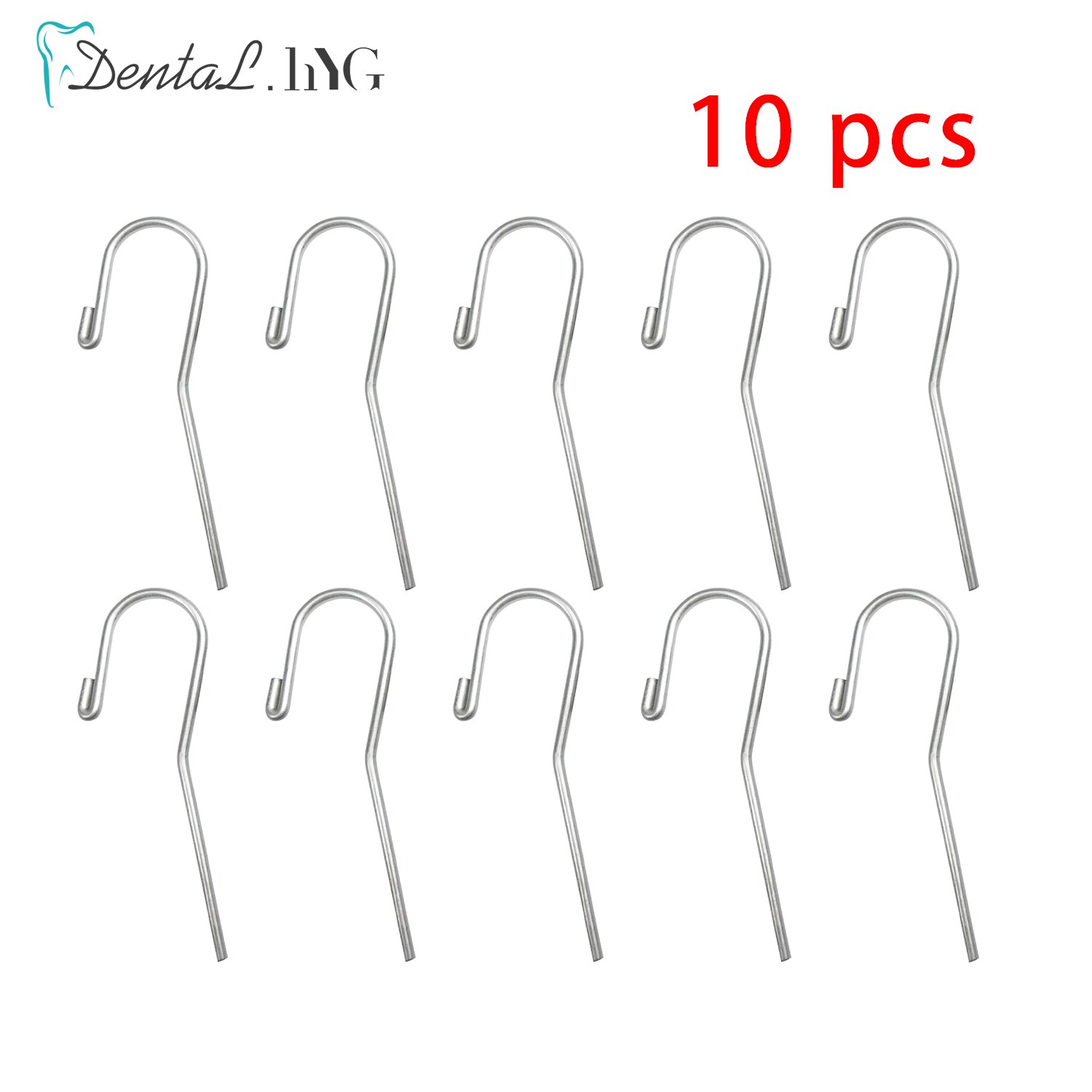 10Pcs Lip Haak Tandheelkundige Instrumenten Voor Specht Voor Vdw Voor Dentsply Voor Morita Apex Locator Tanden Whitening Tandheelkunde Instrument: Default Title