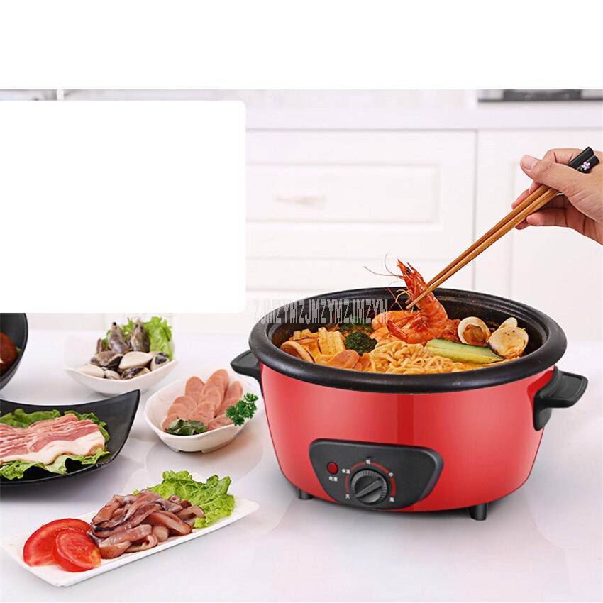 4L Electric Pot Multi Cooker Pot Separatable Non-stick Coating Electric Cooking Machine Stewing Hotpot Cooker 1450W RHG-40A1