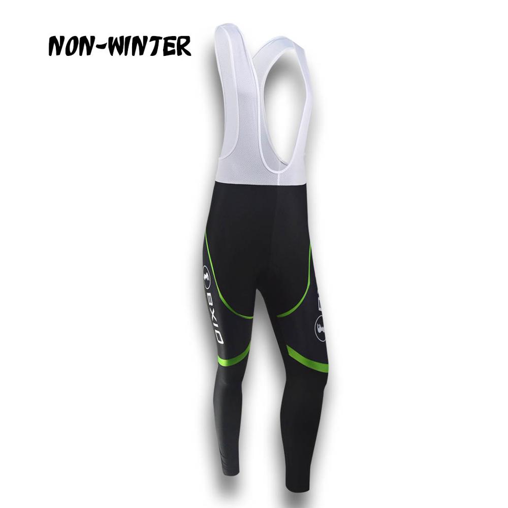 Bxio vinter cykelbyxor gel pad cykel cykel byxor lång culotte ciclismo herr vår höst termisk fleece cykelkläder 031- p: Nonwintre typ / Xxxl