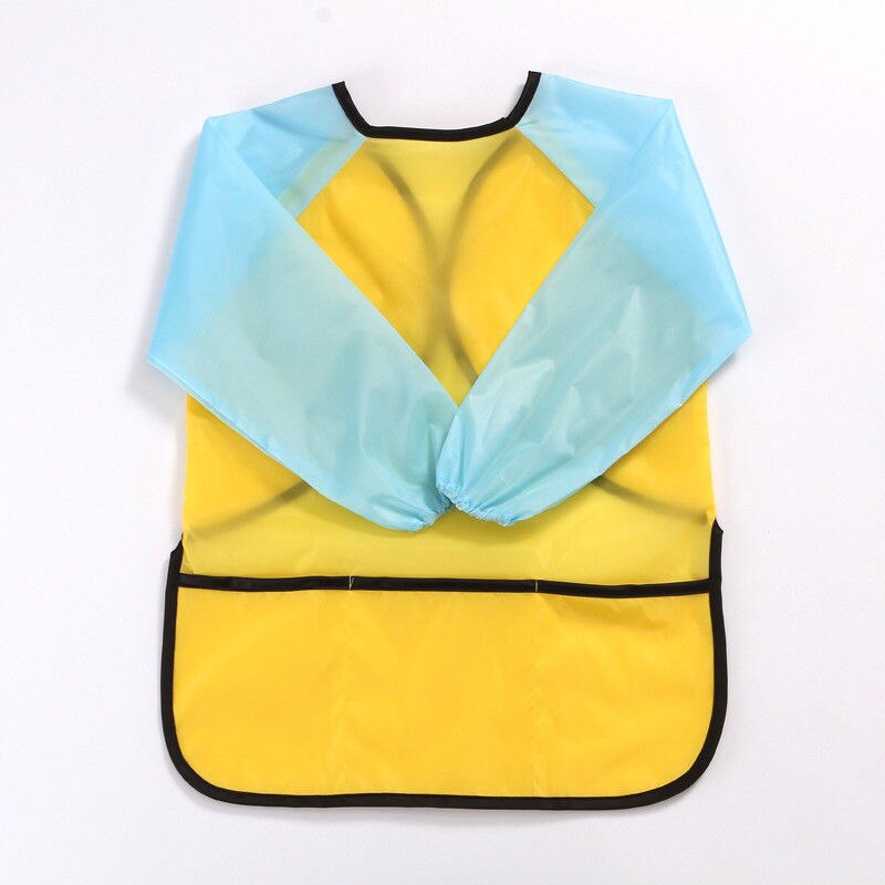 Blouse de peinture pour enfants, imperméable, Anti-usure, bavoir à manches longues, chemise de peinture, tablier d'école pour garçons et filles