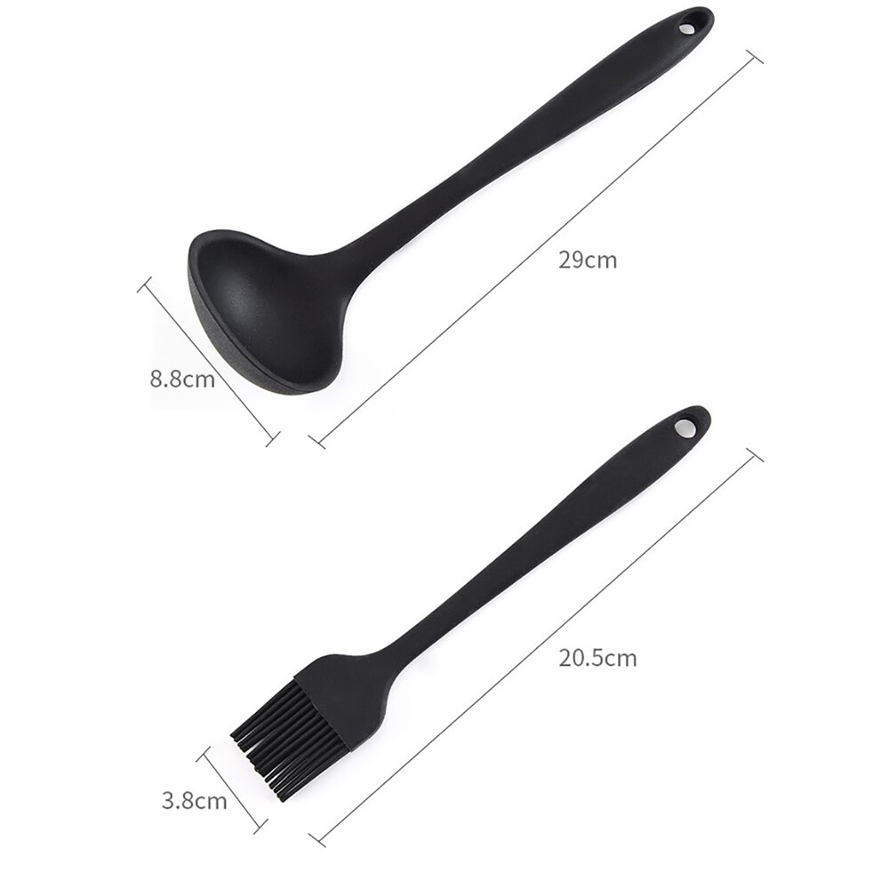Küche Silikon Kochen Werkzeuge Löffel Pfannen Pinsel Lebensmittel Zange Utensilien Nicht-Stock Geschirr einstellen Kochen Werkzeuge Zubehör Liefert