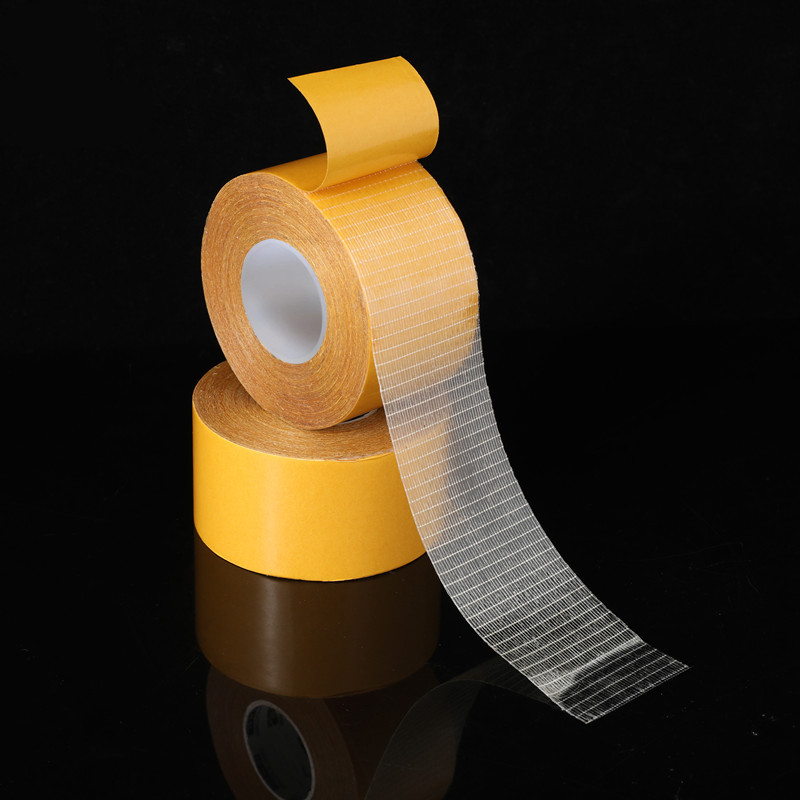 10M 20M Sterke Fixatie Van Dubbelzijdige Doek Basistape Doorschijnend Mesh Waterdicht Super Traceless Viscositeit Tapijt lijm