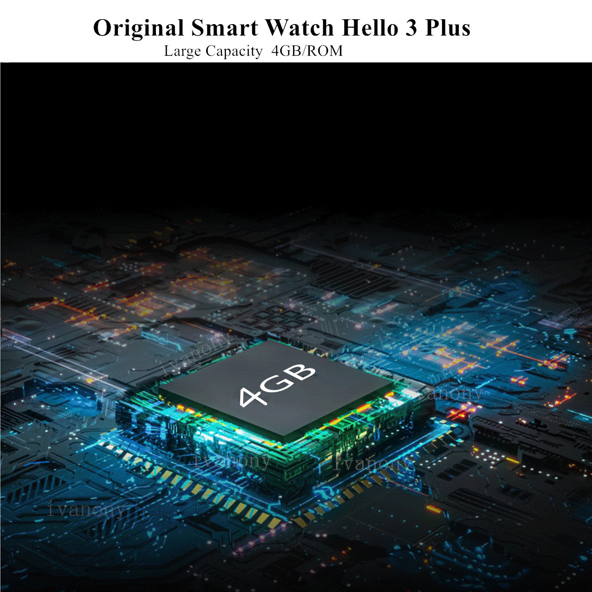 Oryginalny inteligentny zegarek Witaj 3 plus ultra Amoled 49mm 4GB/Rom Whatsapp przypomnienie zdalna muzyka asystent głosowy kompas Smartwatch