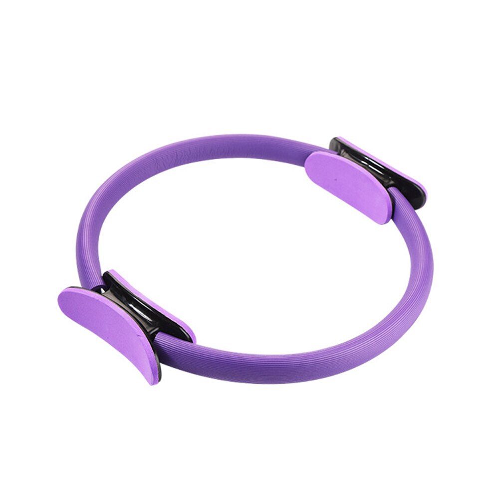 KOSDFOGE Pilates Ring Circle, Fitness Ring Magic Circle, 4 Kleuren 1,4 Inch Dual Grip Yoga Ring Weerstandscirkel Voor Dijen En Benen Fitness(roze