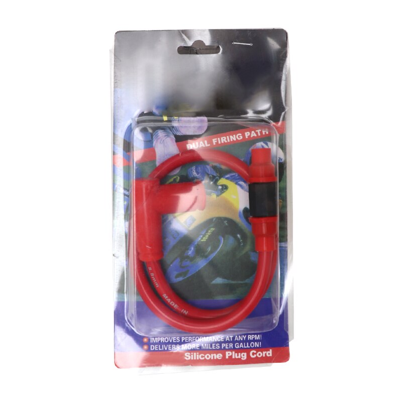 ZS Racing-cable de bujía de alta tensión para motocicleta, repuesto de divitfir, doble núcleo