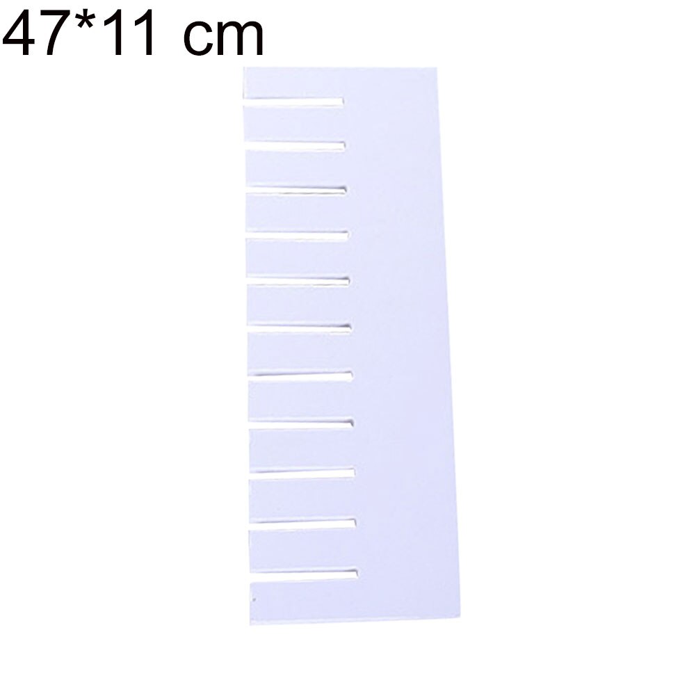 Drawer Divider Clapboard Partition Board Adjustable Divider Plate Cabinet DIY Grid Partition Storage Drawers Organizer Separator: 47x11cm
