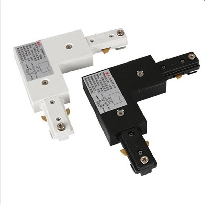3 Draad Light Rail Track Connector Hoek Connectors 3-wire Track fitting Global Track Rail Light led track rail connector