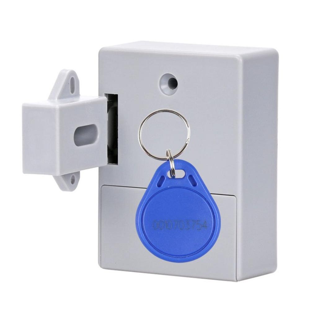 1 Set Shgo-Invisible Hidden Rfid Free Opening Intelligent Sensor Cabinet Lock Locker Closet Shoe Cabinet Drawer Door Lock