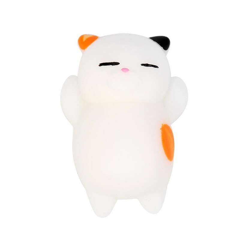 Cat Squishy Slow Rising Cute Soft Press Squeeze Mini Squishi Toy Phone Straps Stress Reliever Kawaii Squishies Stress Relief Toy