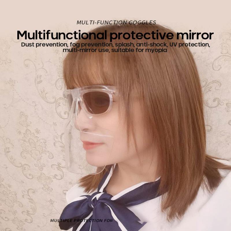 1PC Upgrade Face Shield Eye Shield Mouth Protection Face Protection Anti-droplet Anti-splash Isolation Shield Outdoor Products