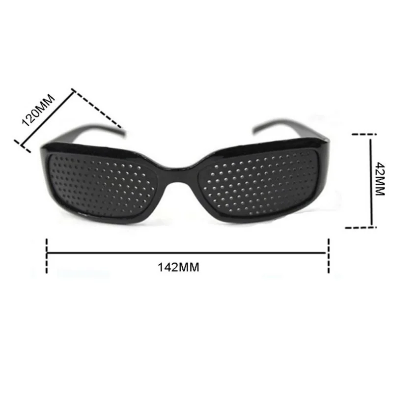 Anti-Myopie Astigmatismus Brille Sehkorrektur Müdigkeit Pin Loch Brille mit Löchern für Männer Frauen Verbesserung der Sehkraft