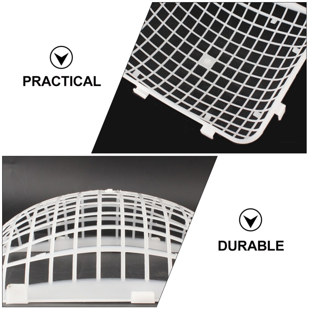 5Pcs Plastic Pigeon Cage Bird Nest Practical Plastic Bird Lay Egg Nest White Plastic Pigeon Cage Bird Nest Plastic Egg Nest