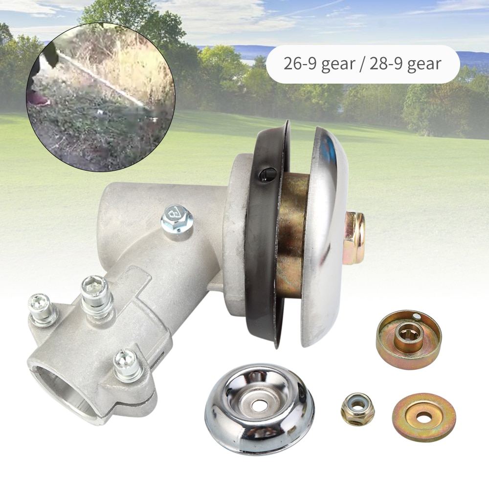 26/28mm 9 tands rundstangstrimmer udskiftning gearkasse gearhoved buskrydder græsstrimmer udskift gearhoved plæneklipper dele