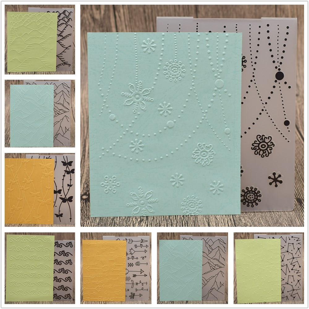 Linje blomst sommerfugl vintreet plast preging mappe sjablong mal for scrapbooking papir gratulasjonskort fotoalbum dekorasjon