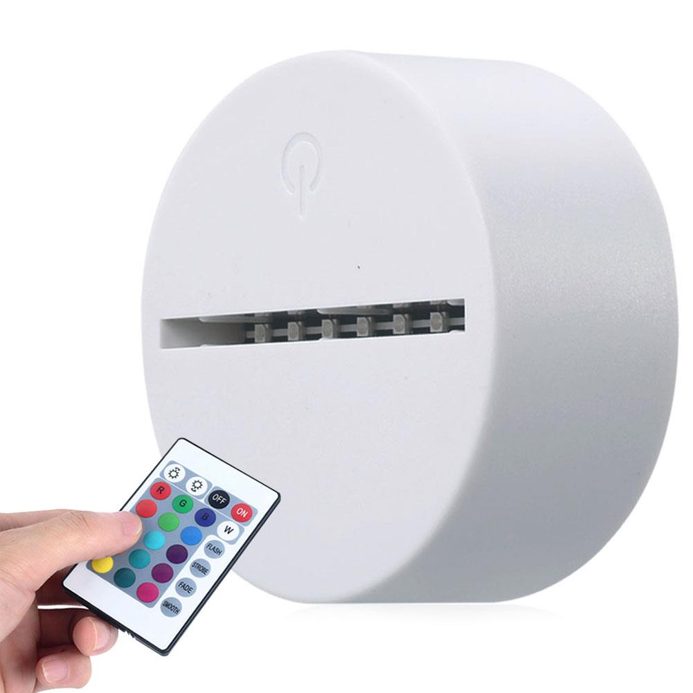 with Remote Control Lamp Holder Night Light Lighting Fixture Romantic Touch Lamp Bases Light Base Display Luminous Modern