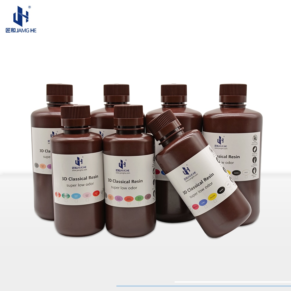 Jamghe Dlp Lcd Sla Super Lage Geur Tough Hars Hoge Precisie 405NM Voor Elegoo Nova3D Anycubic Mono 3D printers 1L