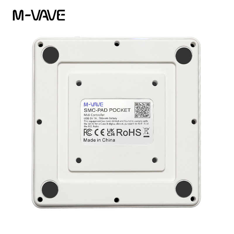 M-VAVE SK-16 SMC-PAD Pocket Pad Portable Wireless MIDI Controller 16 Pads Suitable Percussion Keyboard USB-C Interface