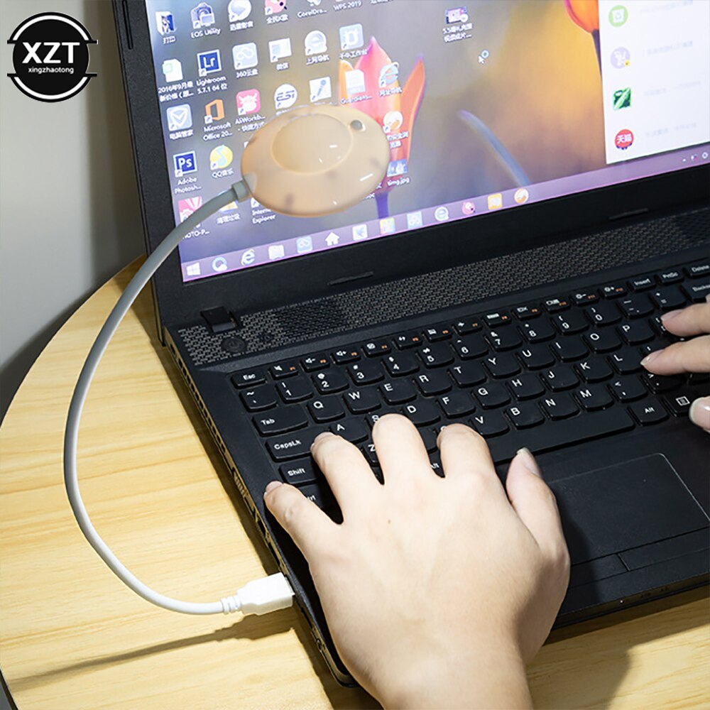 UFO USB LED Night Light Computer Laptop Notebook Lamp Mini Night Light Keyboard Lamp USB Charging Flexible