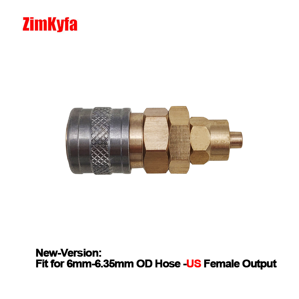 HPA US Foster BLACK 23-2/2302 conector de desconexión rápida a manguera OD de 6MM-6,35 MM para herramienta de aire