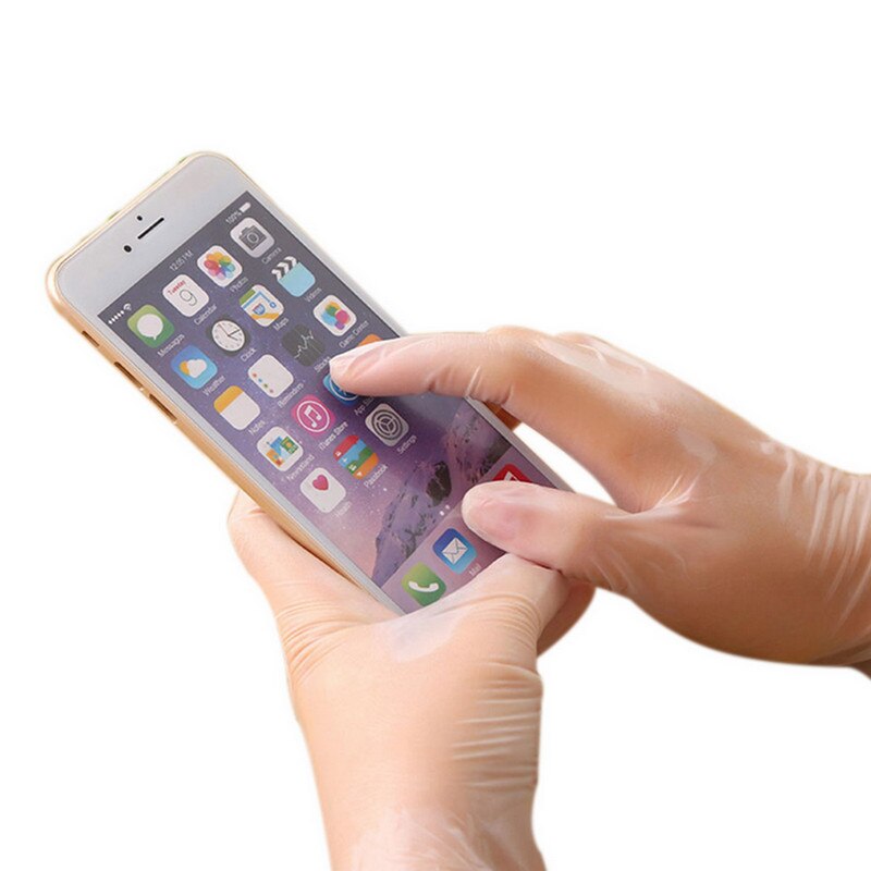 100 Stuks Wegwerp Vinyl Handschoenen Koken Keuken Pvc Rubber Waterdichte-Steriele Voedsel Veilig Allergievrij Werk Food Service handschoenen