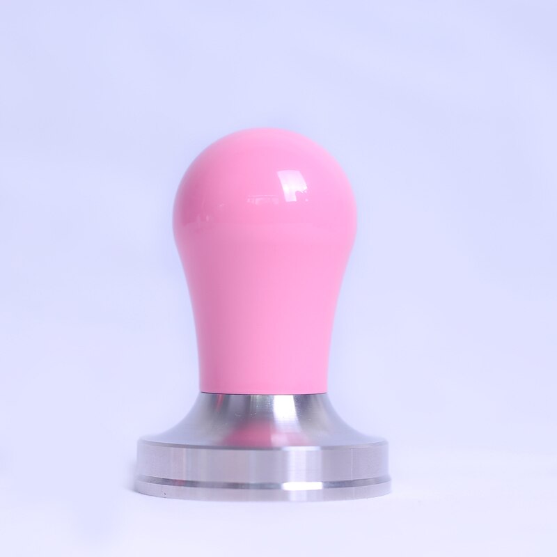 espresso kaffesabotasje 304 rustfritt stål kaffemaskin maskin trykk flat utgangspunkt barista tilbehør 58 mm 58.5mm: Rosa