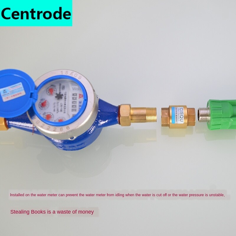 Copper 1/2IN Discrete Check Valve Spring Check Valve 3/4IN 1 Inch Thread Horizontal Check Valve