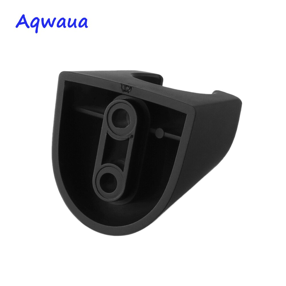 Aqwaua Shower Head Holder Bracket Bathroom Use Standard Size Bathroom Accessories Matt Black ABS Plastic