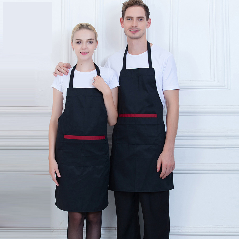 Unisex Food Service Cafe Bakery Waiter Work Apron Chef Kitchen Home Cooking Cafe Bakery Wear Uniform
