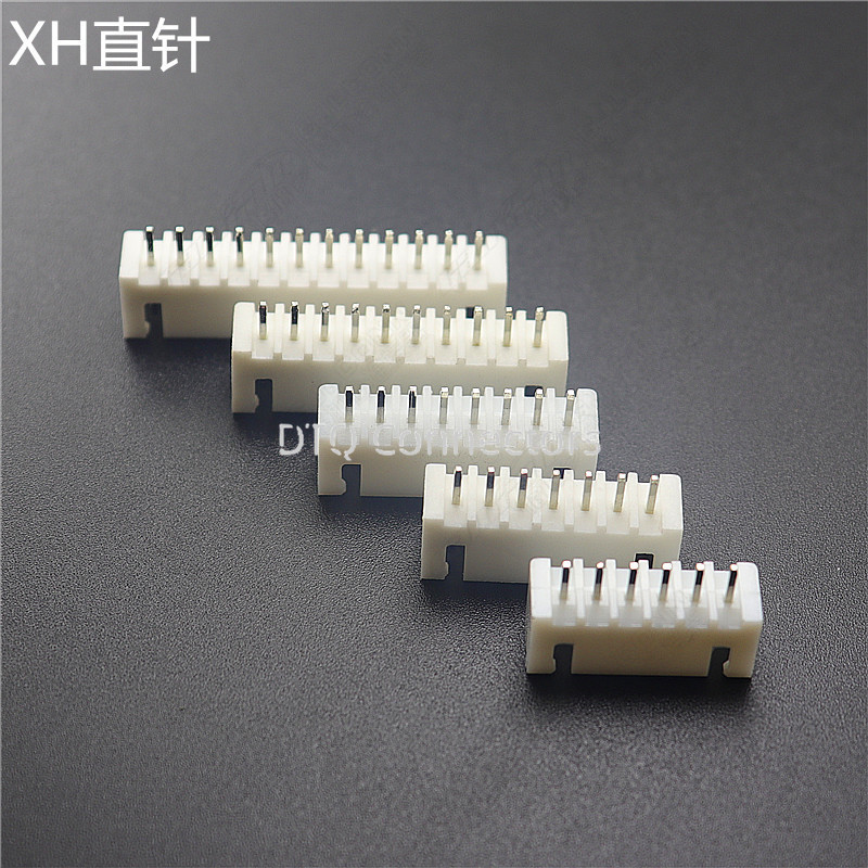 50 stks XH2.54mm 2/3/4/5/6/7/8/9/10/11/12/13/14/15/16pin JST Connector plug Mannelijke, Vrouwelijke, Crimps