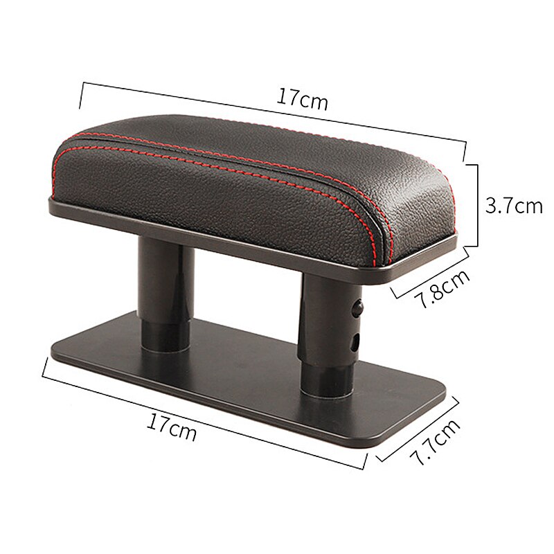 Cojín Universal para Reposabrazos de coche, almohadilla protectora para brazo, Codera de cuero Pu, posición de copiloto principal, antifatiga