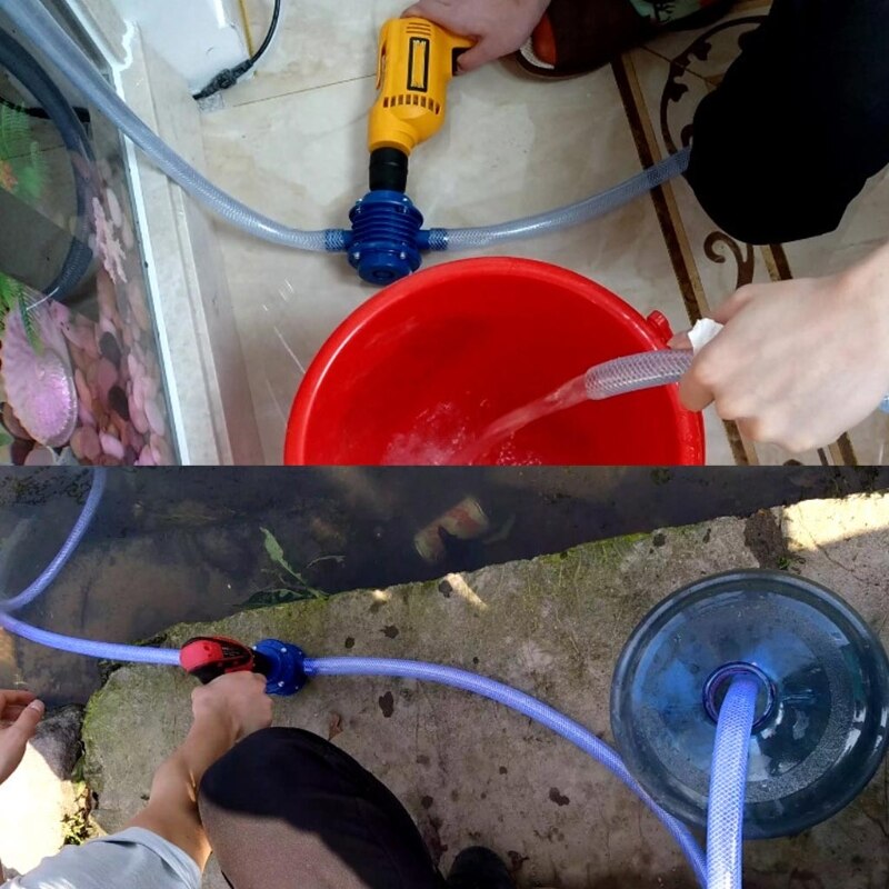 Mão autoescorvante resistente bomba de água de broca elétrica casa jardim centrífugo casa jardim