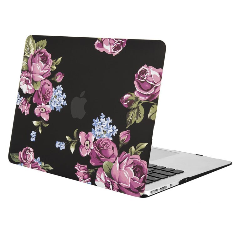 Mosiso duro caso capa sólida para macbook air 11 2017 2016 2015 2014 2013 a1465 a1370 mac ar netbbook coque capa acessórios: Peony