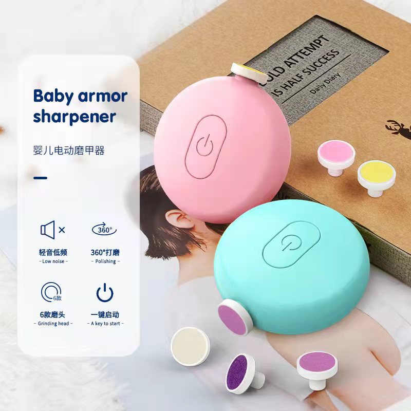 Elektrische Baby Nail Trimmer Kid Nail Polijstmachine Tool Baby Manicure Schaar Baby Hygiëne Kit Baby Nail Clipper Cutter Voor Pasgeboren