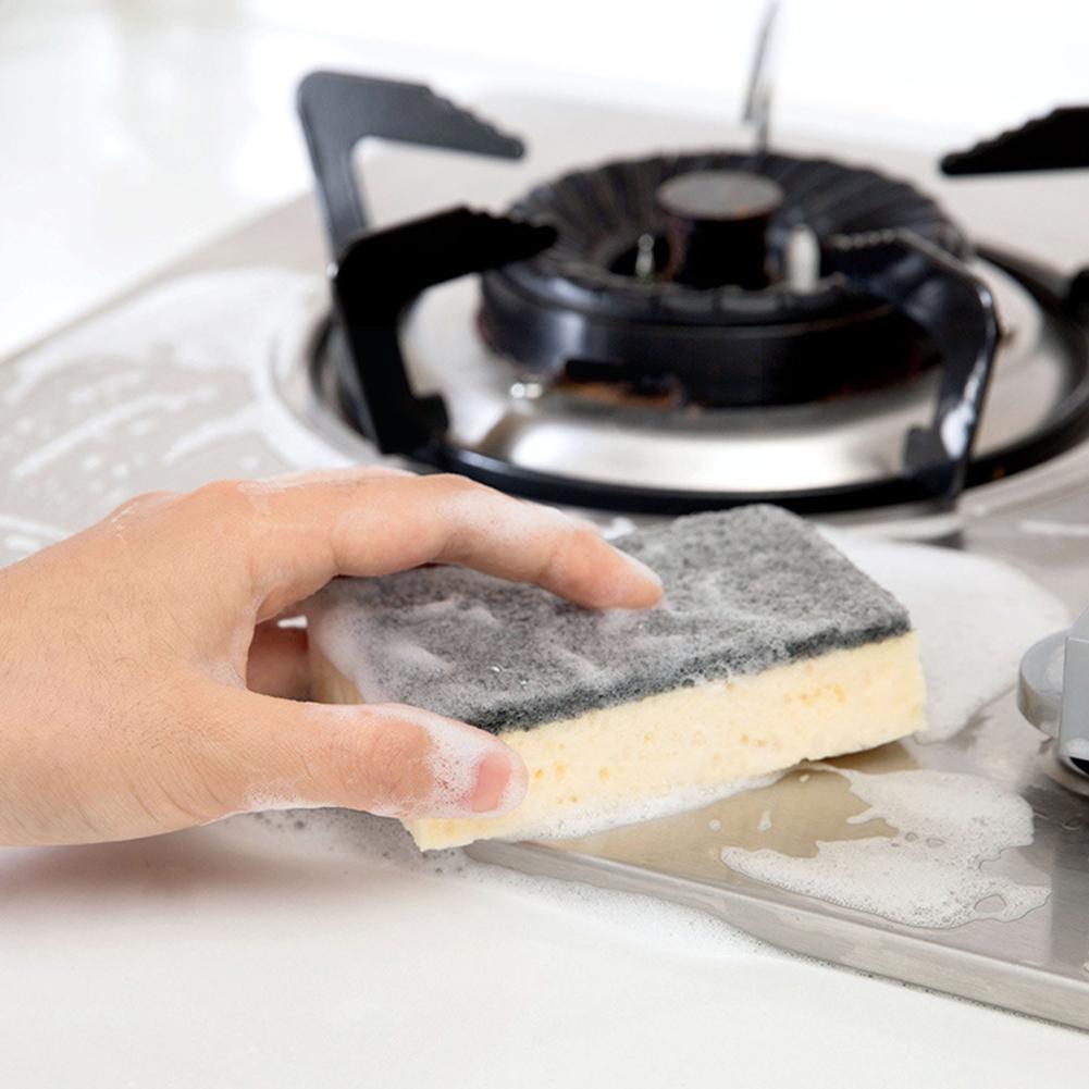 Éponge de nettoyage en Fiber de noix de coco, 6 pièces, épurateur de cuisine, vaisselle anti-rayures, à base de plantes, pour Pot, poêle, biodégradable Hom R3o1
