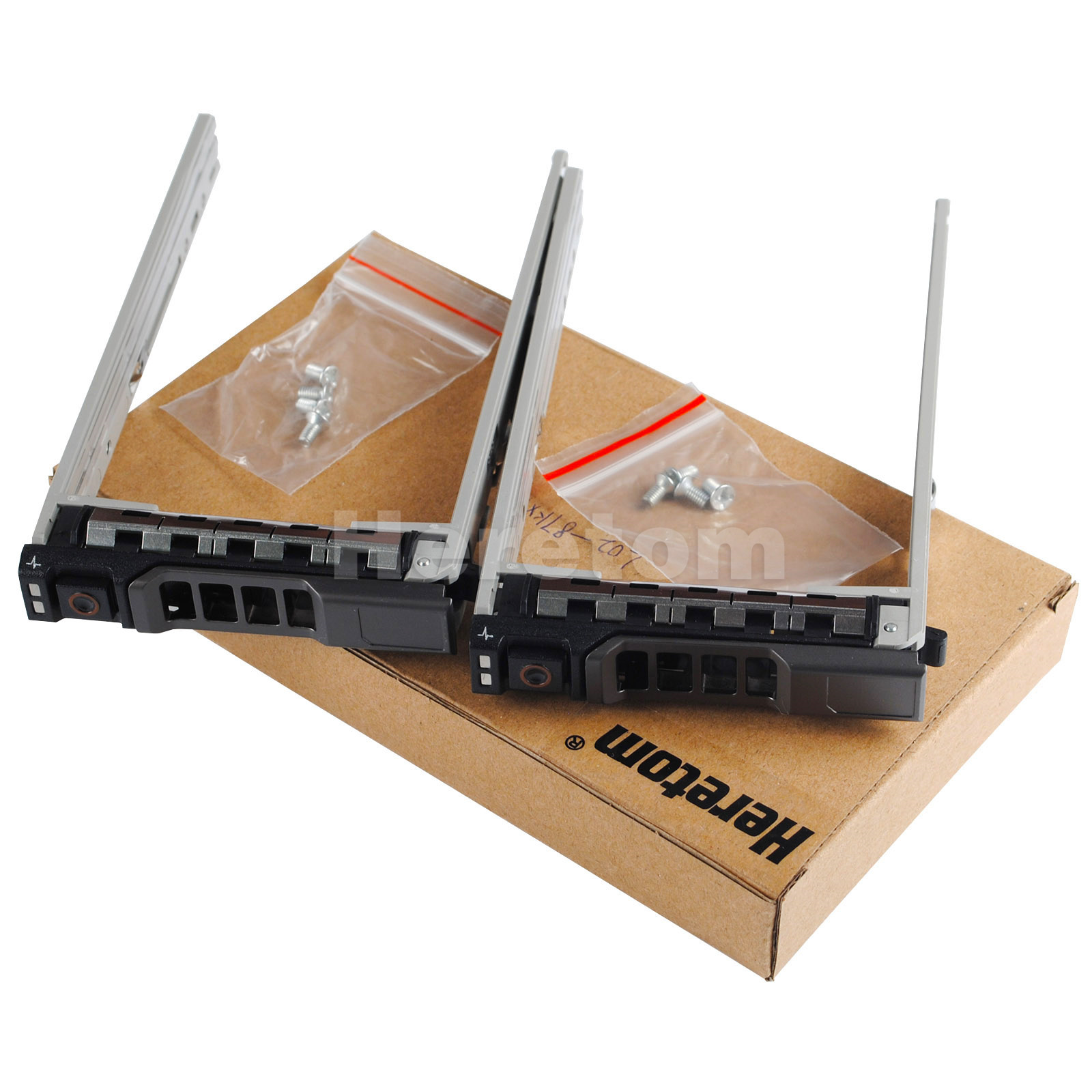 2 (Packung) 08FKXC 2,5'' SAS SATA Server Tray Caddy für Dell PowerEdge R730 R630 T640 T630 FESTPLATTE Halterung 8FKXC
