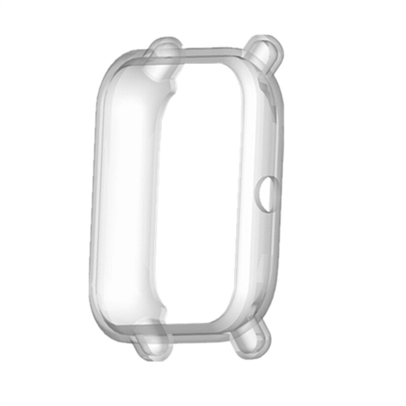 FIFATA TPU Protective Case Bumper For Xiaomi Amazfit Bip U / Bip / POP Smart Watch Cover Edge Frame Shell For Huami Amazfit BipU: Clear / Amazfit Bip U