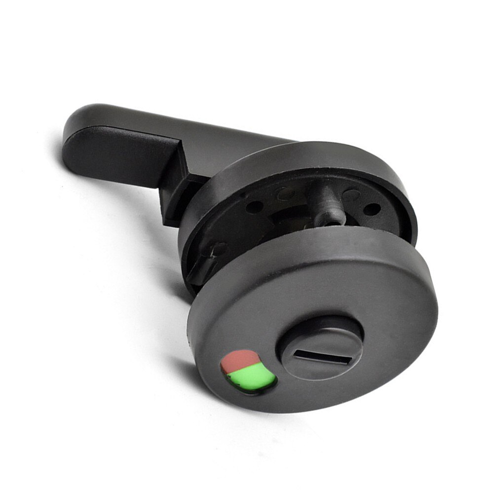 Universal Black Privacy WC Plastic Latch Vacant Engaged Door Lock Toilet Shower Cubicles &amp; Bathroom Indicator Bolt