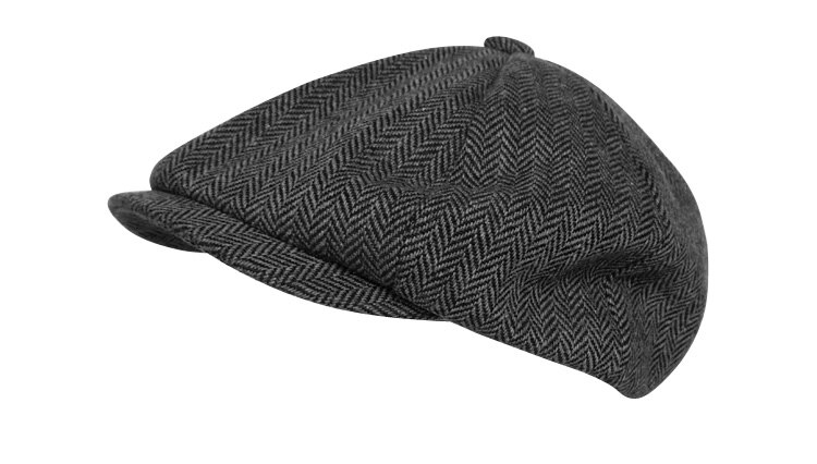 Men's Newsboy Hat Male Beret Men soft newsboy cap retro octagonal cap special female beret painter qiu dong men's hat: XL 60-62cm