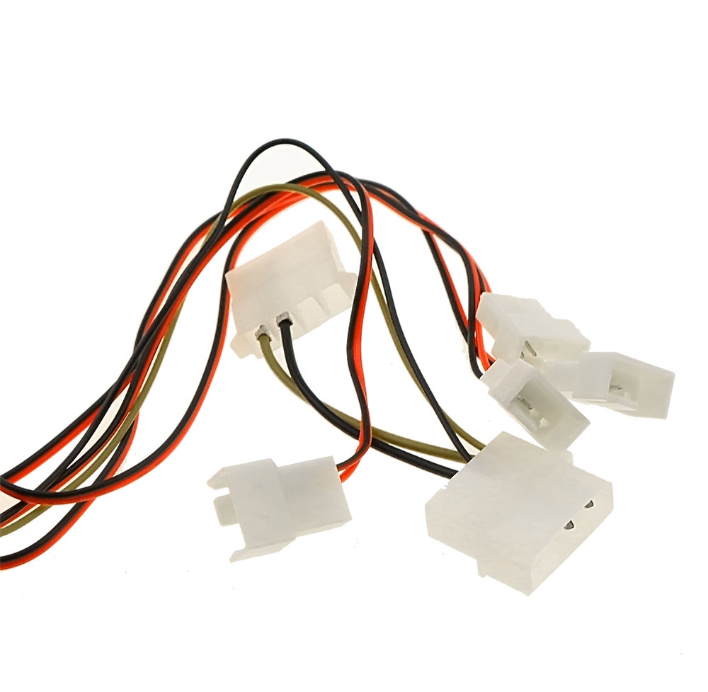 Fan Speed Controller 4 Channel W/ LED Controls Up To 4 Sets Of PC Computer Fans GDT Controller And CPU HDD VGA