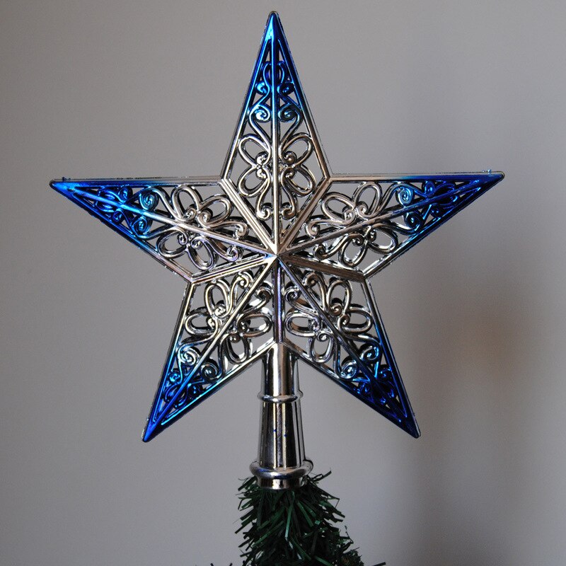 Kerstboom Top Sparkle Sterren Hangen Xmas Decoratie Ornament Treetop Topper Kerst Levert Kerstboom Decor