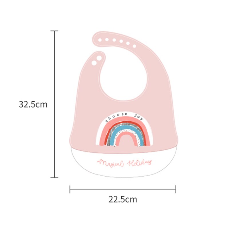 Bebé ajustable Animal foto impermeable, de Saliva goteando Baberos de comestibles de Ssaliva toalla