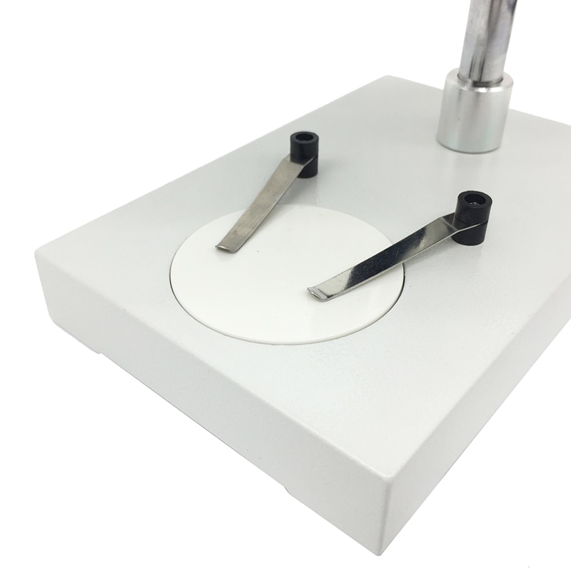 Diameter 95 mm rund plast arbejdsbord plade sort white board mikroskop tilbehør til stereo mikroskop
