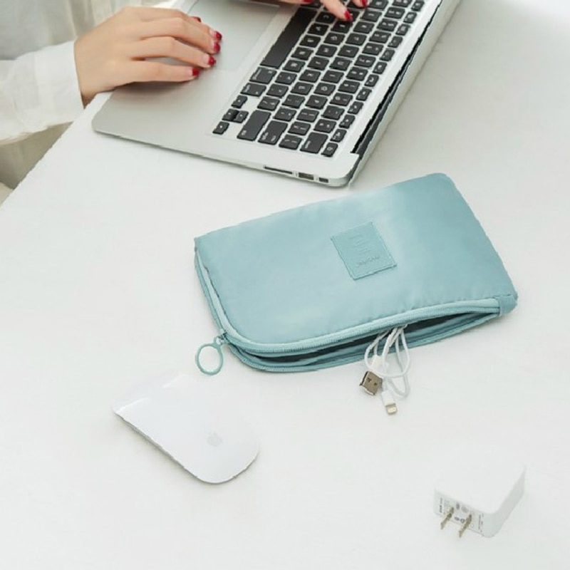 Reizen schokbestendig digitale opslag pakket datakabel oplader afwerking pakket USB Cosmetische Organizer Tassen travel accessoires