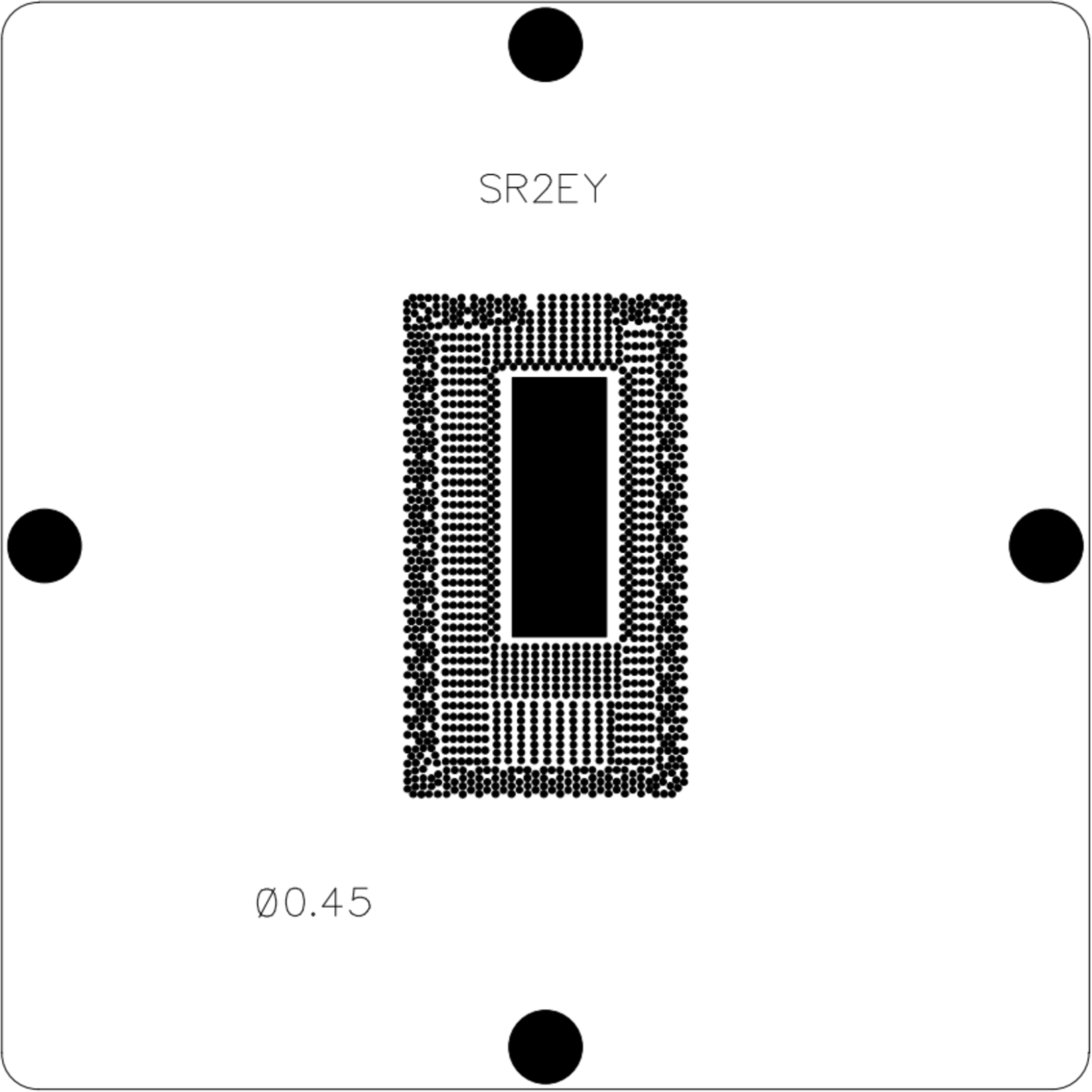Direct heating SR2EY SR2EU SR2EZ BGA1356 CPU Stencil For 6/7/8th Gen Standard Voltage Steel template i7-6500u i5-6200u SR2F0 3LC: PURPLE