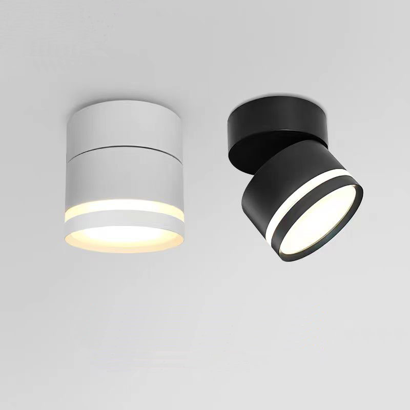 Plafonnier LED monté en Surface, tube lumineux 7W 9W 12W 15W, angle réglable rotatif, éclairage intérieur AC220V 110V