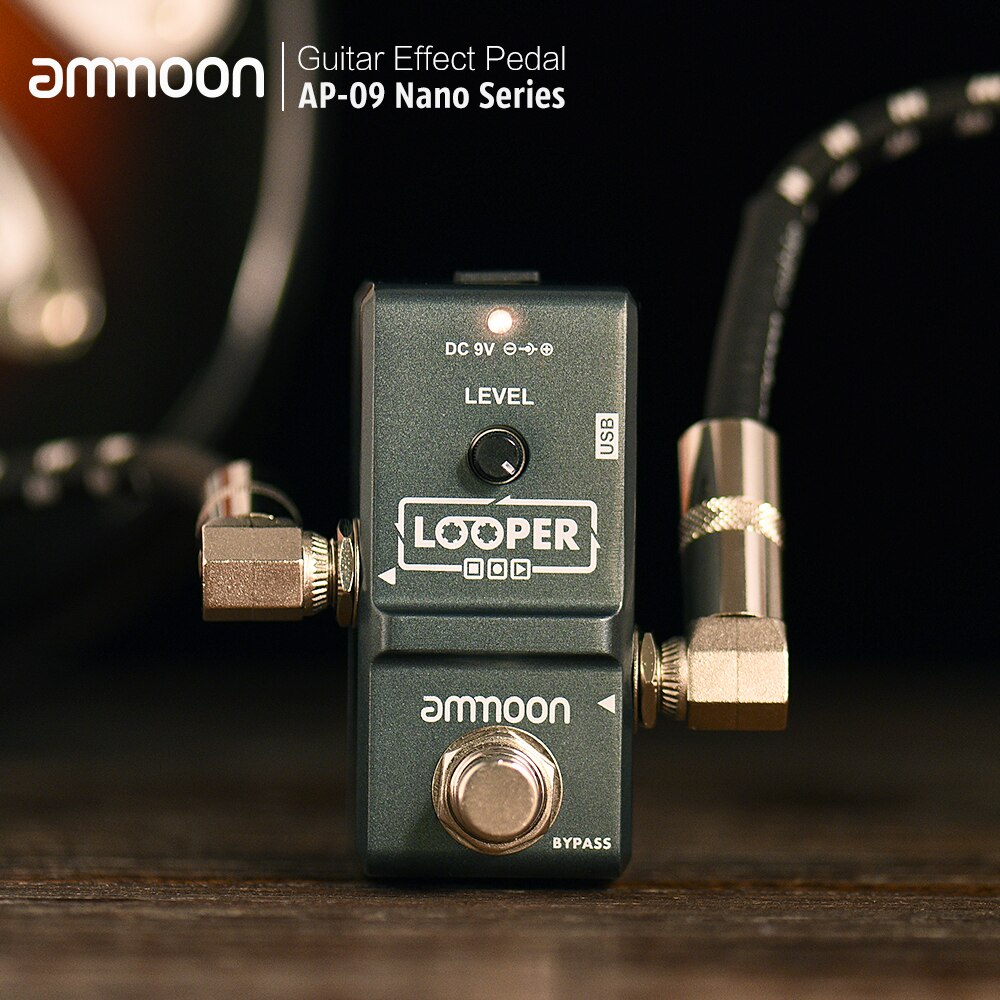 ammoon AP-09 Looper Guitar Pedal Nano Series Loop Electric Guitar Effect Pedal True Bypass Unlimited Overdubs guitar accessories